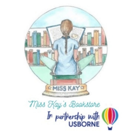 Miss Kay's Bookstore in partnership with Usborne logo